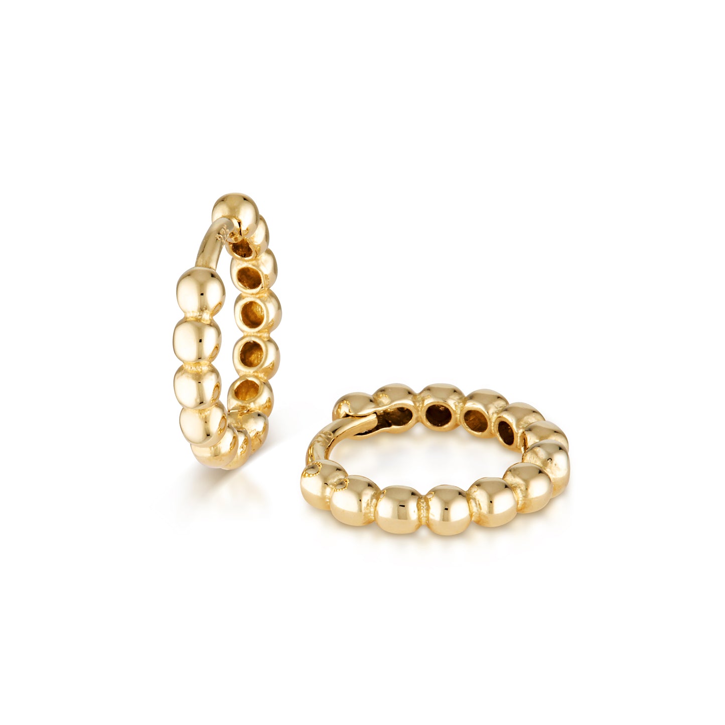 Bubble Huggies – Yellow Gold