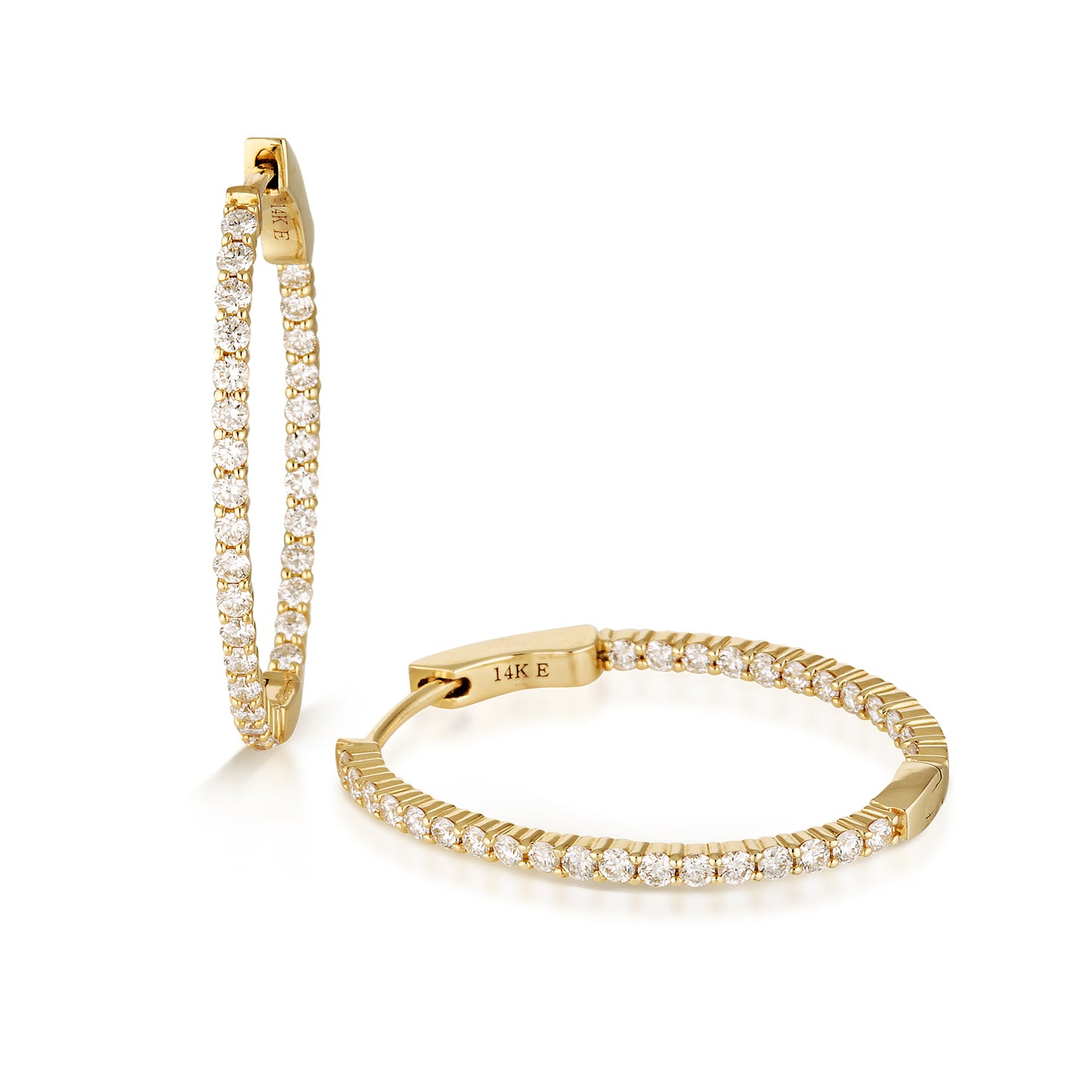 Oval Hoop – Yellow Gold
